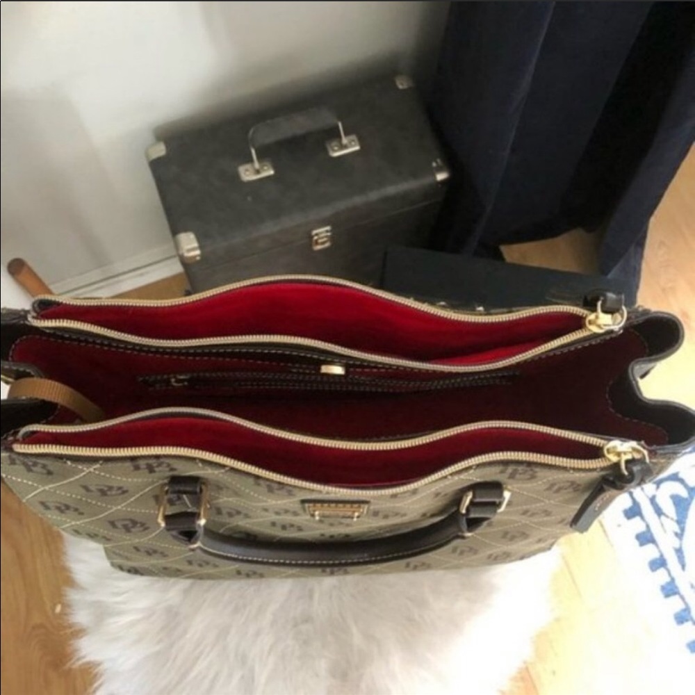 Dooney & Bourke Willa Zip Logo Satchel Bag, NWT - Picture 12 of 16